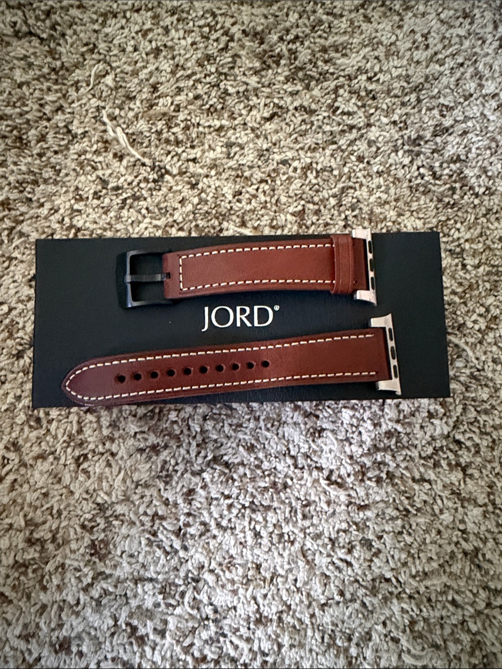 Jord Brown Leather Watch Band for Apple Watch
